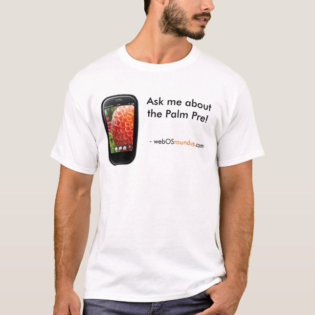 Fragen Sie mich! T-Shirt (Vorderseite)