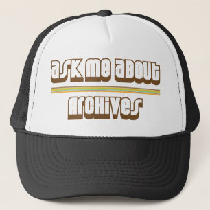 Fragen Sie mich über Archive Truckerkappe