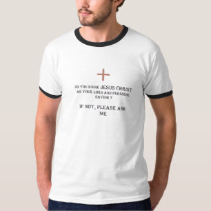 fragen Sie mich über Jesus T-Shirt