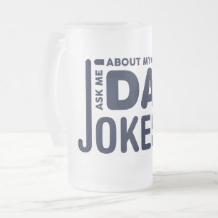 Fragen Sie mich über mein transparentes lustiges Mattglas Bierglas