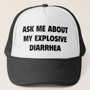 Fragen Sie mich über meine explosive Diarrhöe Truckerkappe