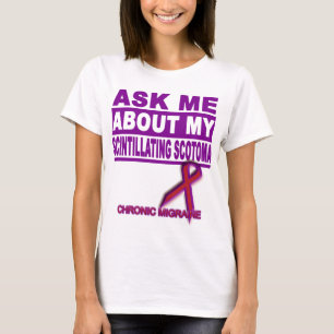 Fragen Sie mich über meinen funkelnden Scotoma T-Shirt