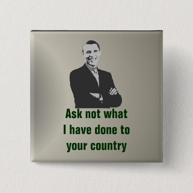 Fragen Sie nicht Knopf Button (Vorderseite)