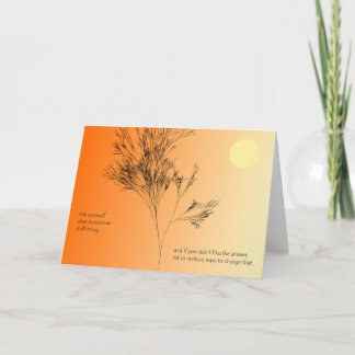 Fragen Sie sich Karte