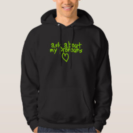 Fragen Sie über meine Pronomina Hoodie