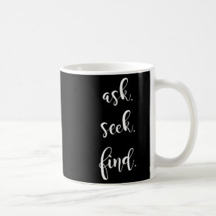 Fragen suchen Sie Bibelangebot drucken Graphic Chr Kaffeetasse