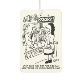 Fragen von Frauen in einem Buchladen Autolufterfrischer