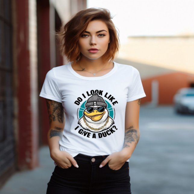 Fragen zu Quirky Duck Fashionista T-Shirt (Von Creator hochgeladen)