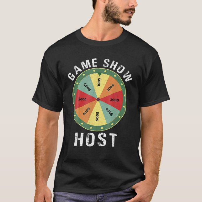 Fragen zur Spielshow Host Trivia Board Game Night  T-Shirt (Vorderseite)
