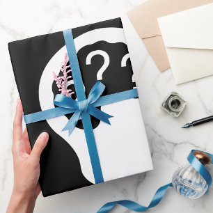 Fragendes Geschenkpapier