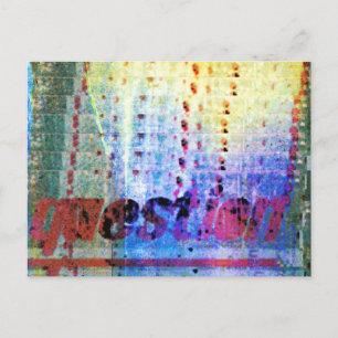 Fragenkatalog im Inneren Postkarte