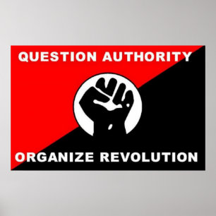 Fragestellerin Organisation eines Revolutionsplaka Poster