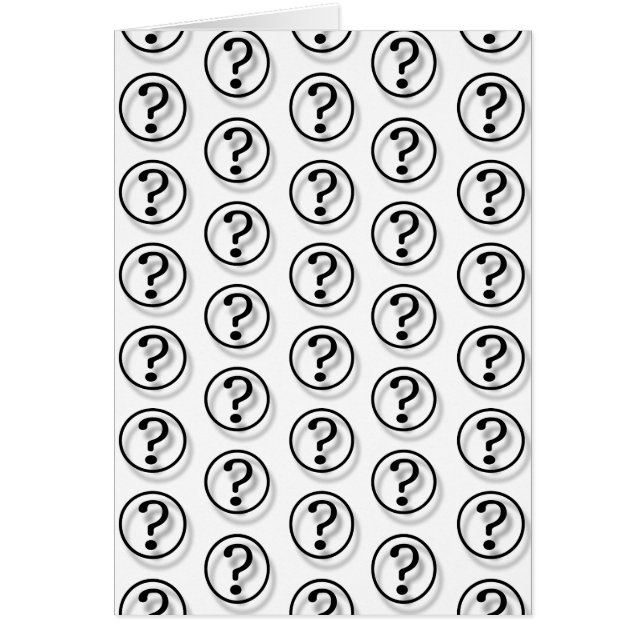 Fragezeichen (Vorne)