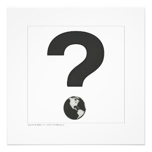 FRAGEZEICHEN / 01 / DRUCKEN  FOTODRUCK