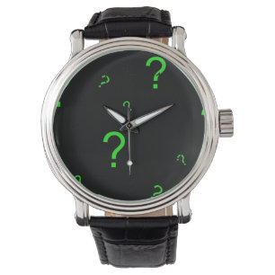 Fragezeichen Armbanduhr