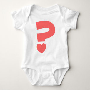 Fragezeichen Baby Strampler