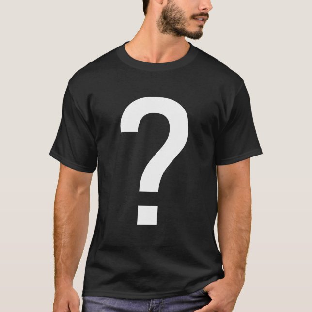 Fragezeichen Fragezeichen T-Shirt (Vorderseite)