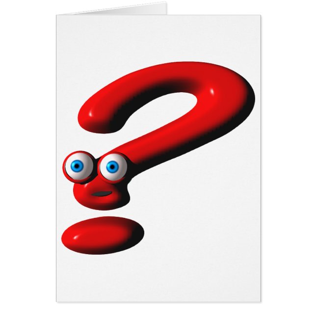 Fragezeichen-Gesicht (Vorne)