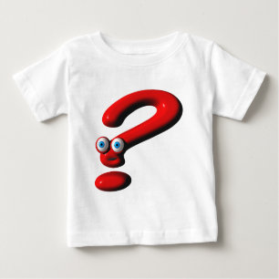 Fragezeichen-Gesicht Baby T-shirt