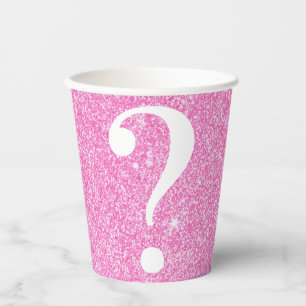 Fragezeichen Junggesellinnenabschied Party Rosa Gl Pappbecher