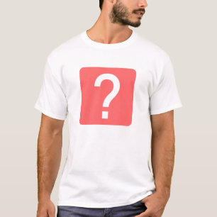 Fragezeichen Quadratisches Feld T-Shirt