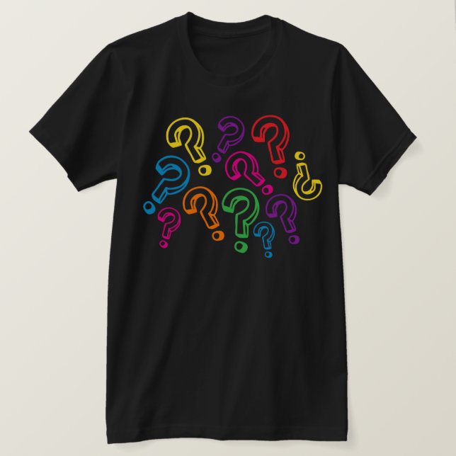 Fragezeichen T-Shirt (Design vorne)