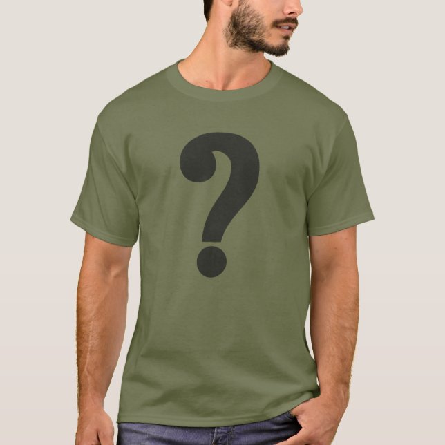 Fragezeichen T-Shirt (Vorderseite)
