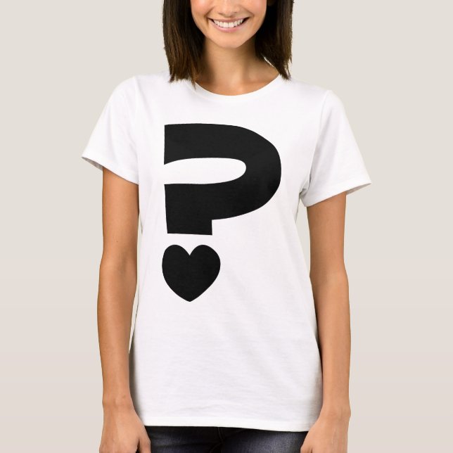 Fragezeichen T-Shirt (Vorderseite)