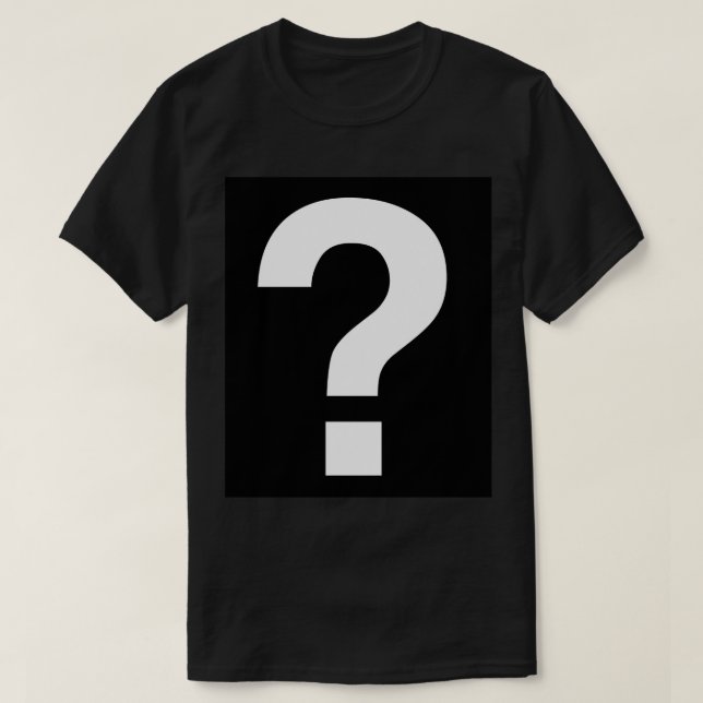 Fragezeichen T-Shirt (Design vorne)