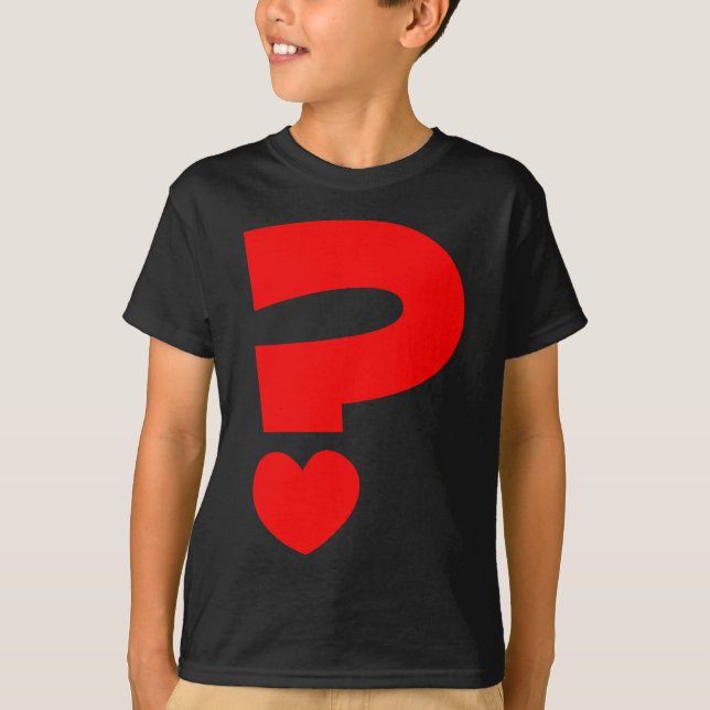 Fragezeichen T-Shirt (Vorderseite)