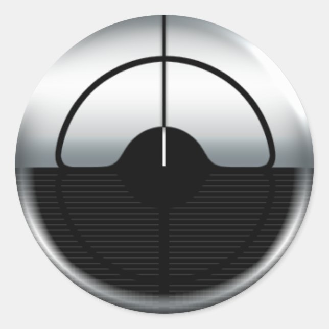 FraggedNation.com PC/Laptop-Aufkleber Runder Aufkleber (Vorderseite)