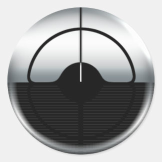 FraggedNation.com PC/Laptop-Aufkleber Runder Aufkleber