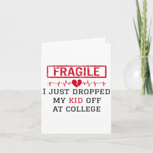 Fragil, dass ich gerade bei Uni herabgeworfen habe Karte