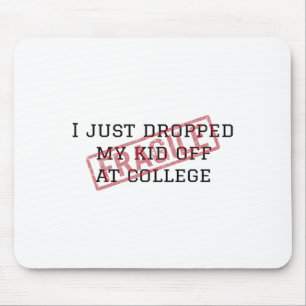 Fragil, dass ich gerade mein Kind in der Uni Paren Mousepad