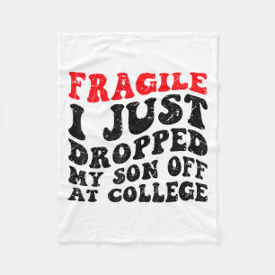 Fragil, dass ich gerade meinen Sohn bei Uni Paren  Fleecedecke