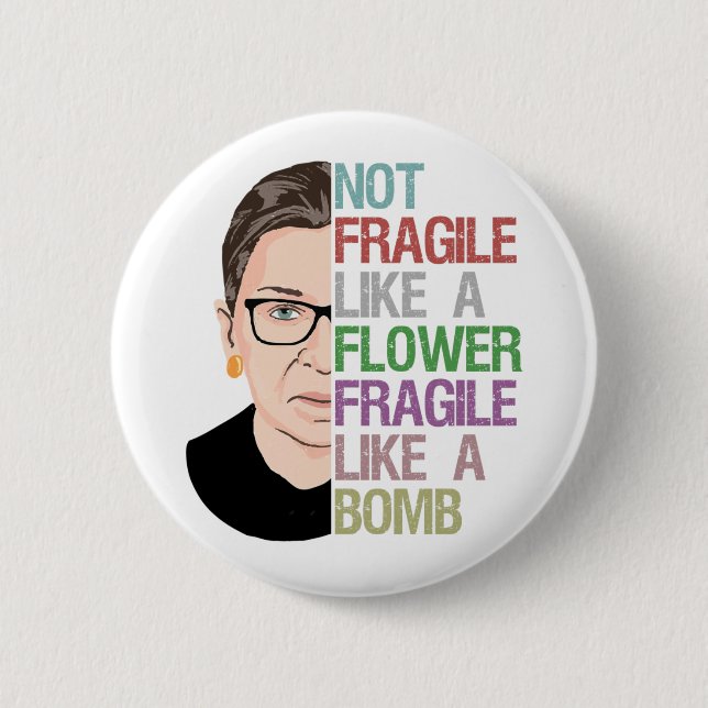 fragil wie eine Bombe-RBG Button (Vorderseite)