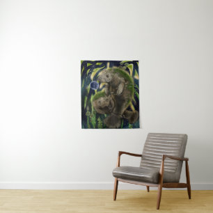 Fragile Balance ManateeTapestry Wandteppich