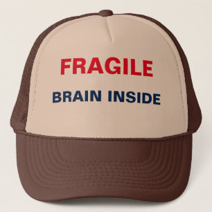 Fragile Brain Inside Trucker Hat Truckerkappe