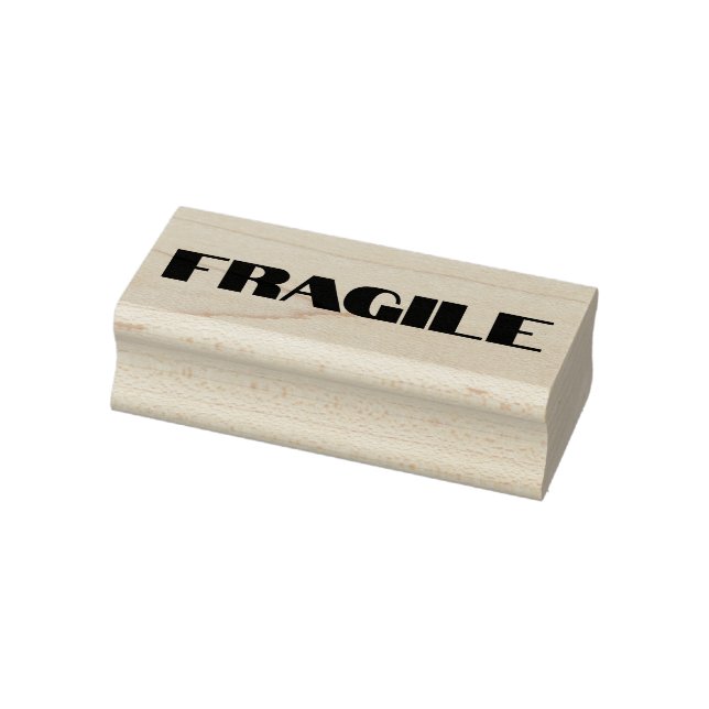 Fragile Briefmarke, fragile Box-Briefmarke, Briefm Gummistempel (Stempel)