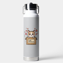 Fragile: Contains Love Trinkflasche