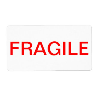 FRAGILE-ETIKETT