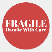 Fragile Handhabung mit Vorsicht