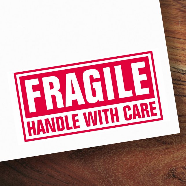Fragile handle with care permastempel (Von Creator hochgeladen)