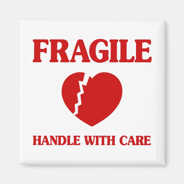 Fragile Herzinsuffizienz Magnet (Vorne)