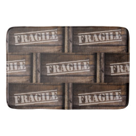 Fragile Holzkiste Vintager Holzkornversand Badematte