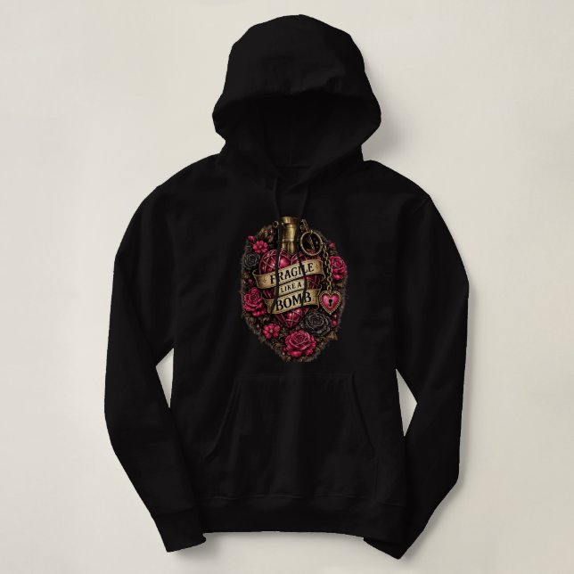 Fragile Like A Bomb Hoodie (Design vorne)