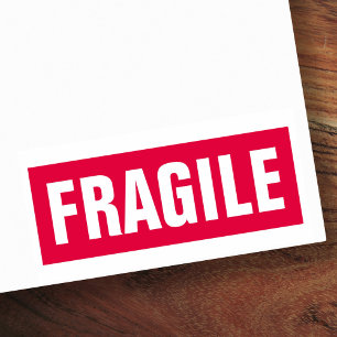 Fragile Mailing Permastempel