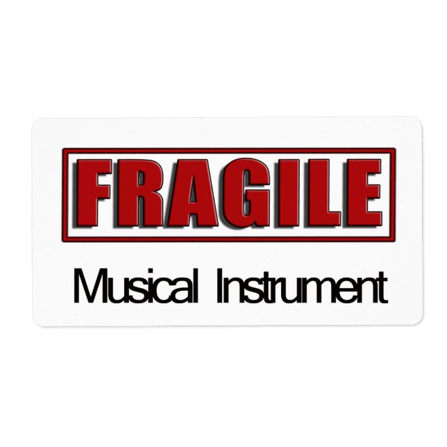 Fragile Musikinstrumentelle (Vorne)