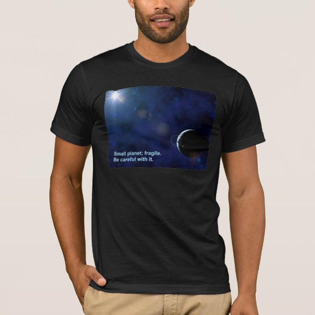 Fragile Planet T-Shirt (Vorderseite)