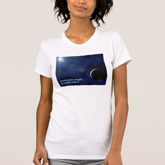 Fragile Planet T-Shirt (Vorderseite)